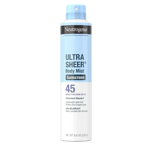 Neutrogena® Ultra Sheer® Body Mist Sunscreen Spray Broad Spectrum SPF 45