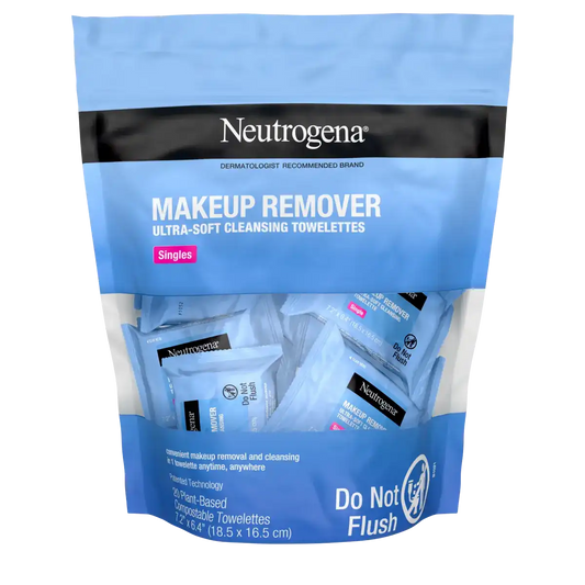 Individually Wrapped Makeup Remover Cleansing Wipes